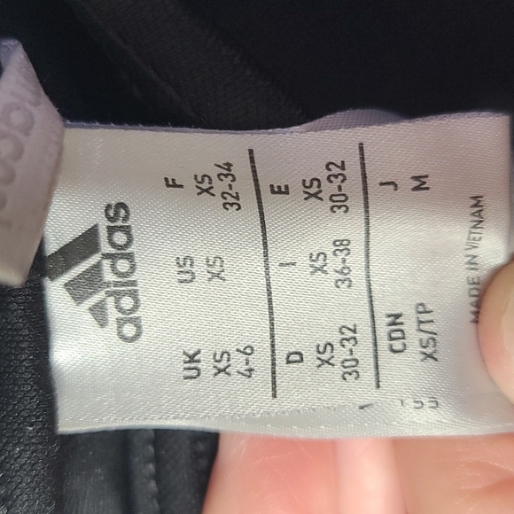 Adidas climacool pull on black white stripe workout casual track pants sz XS - Picture 6 of 8